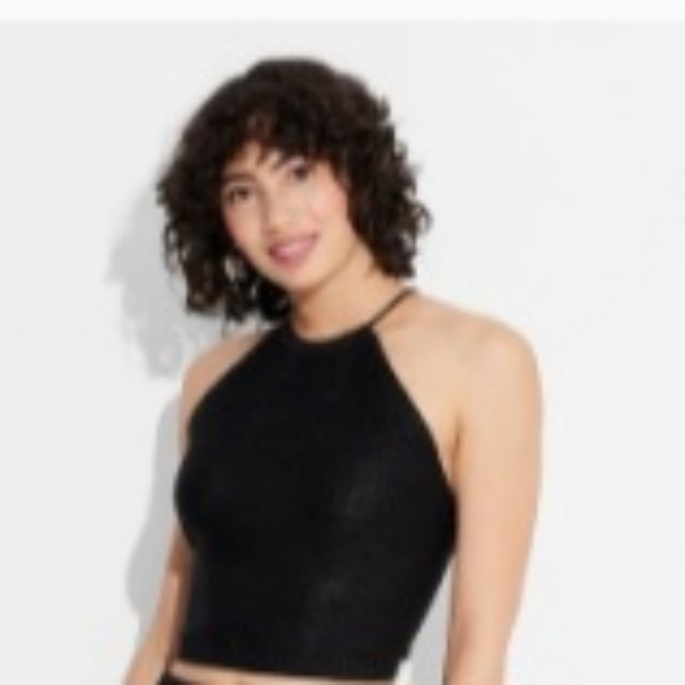 Wild Fable Black Pencil Top backless for Night Out
